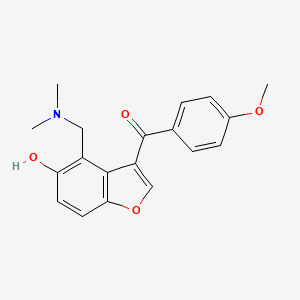 (4-Dimethylaminomethyl-5-hydroxybenzofuran-3-yl)(4-methoxyphenyl)methanone