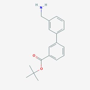 Tert-butyl 3-[3-(aminomethyl)phenyl]benzoate