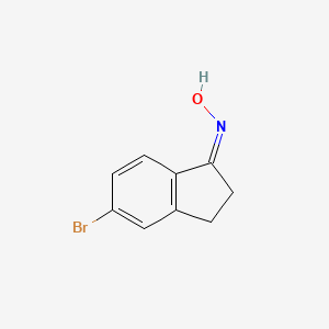 molecular formula C9H8BrNO B1149756 5-Bromo-1-indanona oxima CAS No. 185122-63-8