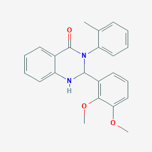 2-(2,3-dimethoxyphenyl)-3-(2-methylphenyl)-2,3-dihydroquinazolin-4(1H)-one