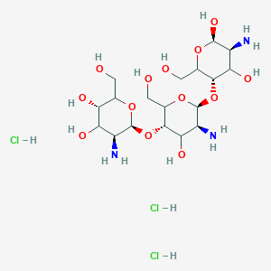 molecular formula C18H40Cl3N3O14 B1149760 Chitosan Trimer CAS No. 117436-78-9