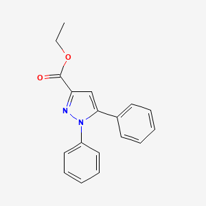 molecular formula C18H16N2O2 B1149764 1,5-Difenil-1H-pirazol-3-carboxilato de etilo CAS No. 17355-75-8