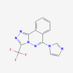 6-(1H-imidazol-1-yl)-3-(trifluoromethyl)[1,2,4]triazolo[3,4-a]phthalazine