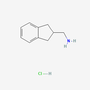 molecular formula C10H14ClN B1149771 (2,3-二氢-1H-茚-2-基)甲胺盐酸盐 CAS No. 178955-07-2