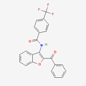 N-(2-benzoyl-1-benzofuran-3-yl)-4-(trifluoromethyl)benzamide