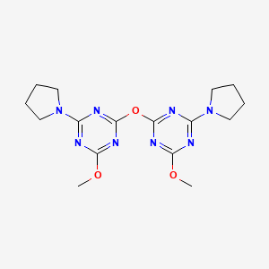 2,2'-Oxybis[4-methoxy-6-(pyrrolidin-1-yl)-1,3,5-triazine]