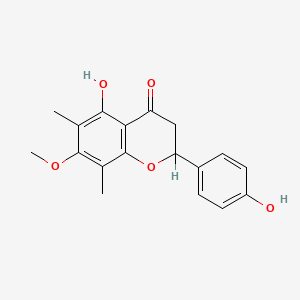 molecular formula C18H18O5 B1149788 Angophorol CAS No. 133442-54-3