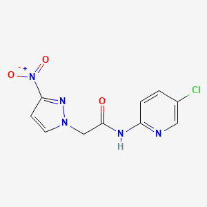 N-(5-chloropyridin-2-yl)-2-(3-nitro-1H-pyrazol-1-yl)acetamide