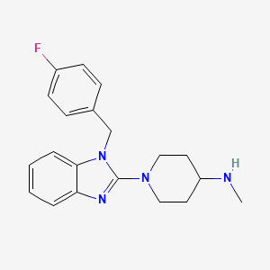 1-(1-(4-fluorobenzyl)-1H-benzo[d]imidazol-2-yl)-N-methylpiperidin-4-amine