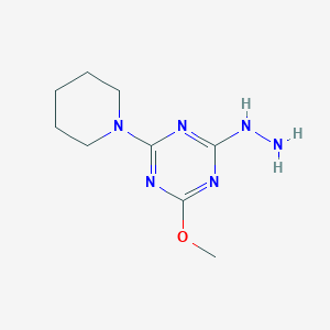 2-Hydrazinyl-4-methoxy-6-(piperidin-1-yl)-1,3,5-triazine