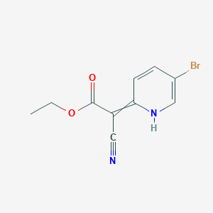 molecular formula C10H9BrN2O2 B1149806 Ethyl2-(5-bromopyridin-2-ylidene)-2-cyanoacetate CAS No. 103590-10-9