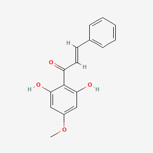 molecular formula C16H14O4 B1149812 Chalcone de pinostrobin CAS No. 18956-15-5