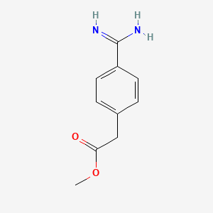 Methyl 2-(4-carbamimidoylphenyl)acetate