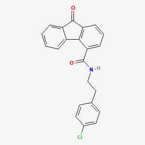 N-[2-(4-chlorophenyl)ethyl]-9-oxo-9H-fluorene-4-carboxamide