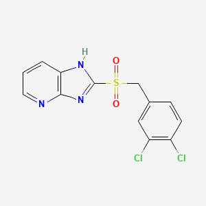 2-[(3,4-dichlorobenzyl)sulfonyl]-3H-imidazo[4,5-b]pyridine