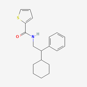 N-(2-cyclohexyl-2-phenylethyl)thiophene-2-carboxamide