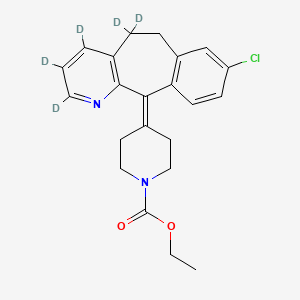 molecular formula C22H18D5ClN2O2 B1149850 氯雷他定-d5 CAS No. 1020719-57-6