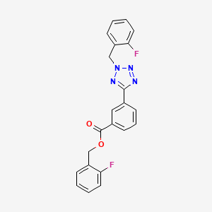 2-fluorobenzyl 3-[2-(2-fluorobenzyl)-2H-tetrazol-5-yl]benzoate