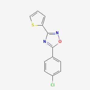 5-(4-Chlorophenyl)-3-(thiophen-2-yl)-1,2,4-oxadiazole