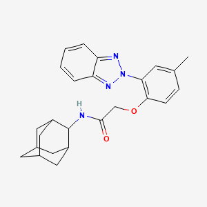 N-(Adamantan-2-YL)-2-[2-(2H-1,2,3-benzotriazol-2-YL)-4-methylphenoxy]acetamide