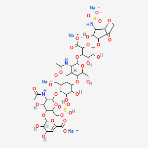 molecular formula C42H59N3Na4O35S2 B1149877 Enoxaparin-Natrium CAS No. 679809-58-6