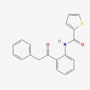 N-[2-(2-phenylacetyl)phenyl]thiophene-2-carboxamide