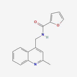 N-[(2-methylquinolin-4-yl)methyl]furan-2-carboxamide