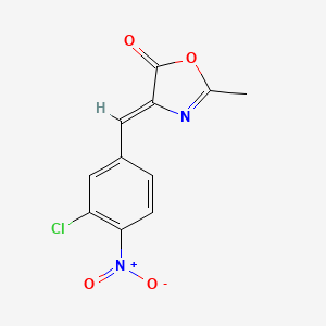 (4Z)-4-(3-chloro-4-nitrobenzylidene)-2-methyl-1,3-oxazol-5(4H)-one