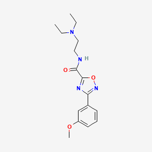 N-[2-(diethylamino)ethyl]-3-(3-methoxyphenyl)-1,2,4-oxadiazole-5-carboxamide