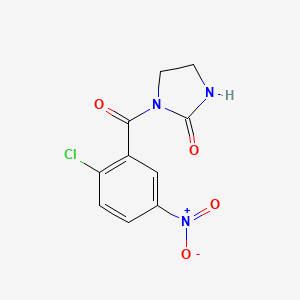 1-(2-Chloro-5-nitrobenzoyl)imidazolidin-2-one