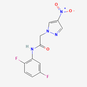 N-(2,5-difluorophenyl)-2-(4-nitro-1H-pyrazol-1-yl)acetamide