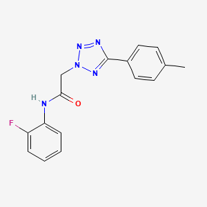 N-(2-fluorophenyl)-2-[5-(4-methylphenyl)-2H-tetrazol-2-yl]acetamide