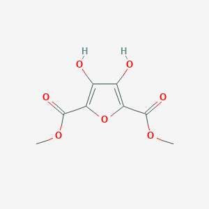 molecular formula C8H8O7 B114990 Dimethyl 3,4-dihydroxyfuran-2,5-dicarboxylate CAS No. 2004-74-2