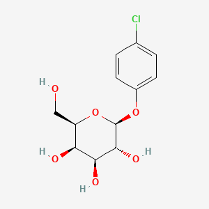 molecular formula C12H15ClO6 B11499022 4-Chlorophenyl-beta-D-galactopyranoside CAS No. 3018-53-9