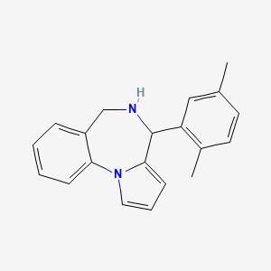 4-(2,5-dimethylphenyl)-5,6-dihydro-4H-pyrrolo[1,2-a][1,4]benzodiazepine