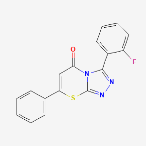 3-(2-fluorophenyl)-7-phenyl-5H-[1,2,4]triazolo[3,4-b][1,3]thiazin-5-one