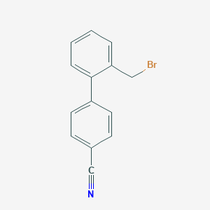 molecular formula C14H10BrN B114993 4-(2-溴甲基苯基)苯甲腈 CAS No. 146534-79-4
