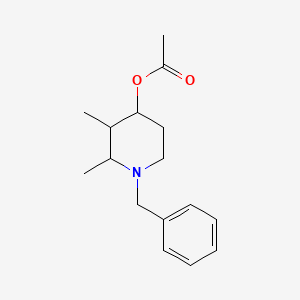 1-Benzyl-2,3-dimethylpiperidin-4-yl acetate