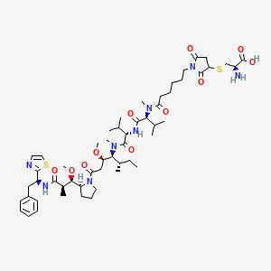 molecular formula C54H84N8O11S2 B1149940 Cys-mcMMAD 