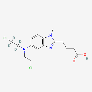 molecular formula C16H21Cl2N3O2 B1149951 Bendamustine D4 