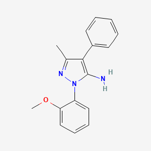 1-(2-methoxyphenyl)-3-methyl-4-phenyl-1H-pyrazol-5-amine