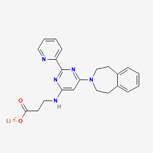 molecular formula C22H22LiN5O2 B1149967 GSK-J1 (lithium salt) 