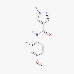 N-(4-methoxy-2-methylphenyl)-1-methyl-1H-pyrazole-4-carboxamide