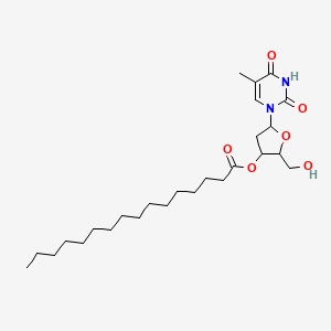 1-(2-deoxy-3-O-hexadecanoylpentofuranosyl)-4-hydroxy-5-methylpyrimidin-2(1H)-one