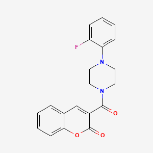 Chromen-2-one, 3-[4-(2-fluorophenyl)piperazine-1-carbonyl]-