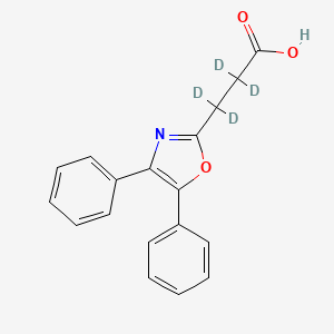 molecular formula C18H11D4NO3 B1149992 Oxaprozin D4 