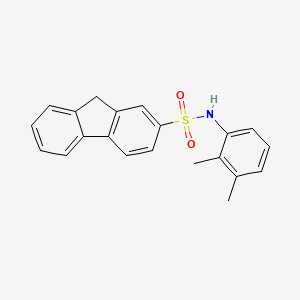 molecular formula C21H19NO2S B11499970 N-(2,3-dimethylphenyl)-9H-fluorene-2-sulfonamide CAS No. 727675-32-3