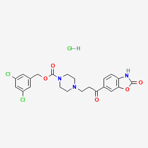 molecular formula C22H22Cl3N3O5 B1150008 PF-8380 (hydrochloride) 