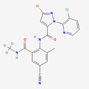 molecular formula C19H11D3BrClN6O2 B1150018 Cyantraniliprole D3 