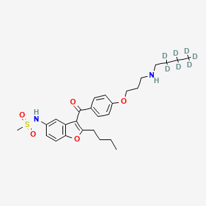 molecular formula C27H29D7N2O5S B1150019 去丁基胺碘酮 D7 